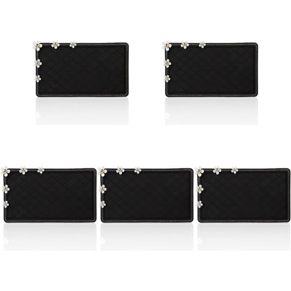 Dashboard Accessories 5pcs Car Anti-Slip Cellphone Pad Multi-Function Gripping Mat Dashboard Gadget Dashboard