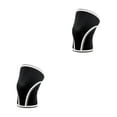 thumbnail image 2 of Thinsony 1/2/3/5 Fashionable And Knee Sleeves For Weightlifting - Lightweight Protection Knee Sleeves Weightlifting Blended Model B black and wh XL 2PCS, 2 of 6