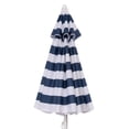 thumbnail image 5 of Oniva 5.5 Ft Portable Beach Umbrella with UPF 50 plus Sun Protection and Tilt Pole, Blue and White Stripe, 5 of 10