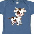 thumbnail image 4 of Inktastic Cute White Holstein Cow with Brown Spots Boys or Girls Baby Bodysuit, 4 of 5