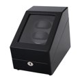 thumbnail image 1 of fuerte de caja de seguridad para enrollador de reloj para 2 relojes automáticos con cerradura digital, acabado en piel sintética jinwen Enrollador de reloj mecánico, 1 of 8