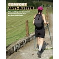 thumbnail image 5 of 3 Pairs Running Compression Socks for Men & Women, Atheltic Crew Socks with Cushion, Arch Support for Hiking, Cycling, 5 of 6
