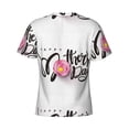 thumbnail image 6 of Vsdgher Happy Mother's Day (3) Print Men's Dry Fit Mesh Athletic Shirts Moisture Wicking Tennis T-Shirt Tops, 6 of 9