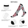 thumbnail image 4 of Compression Socks for Men Women -Adorable Pink Birds Knee High Compression Stockings for Men Women, 4 of 5
