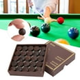 thumbnail image 5 of 13MM Billiard Cue Heads, 50pcs/Box Nine Ball, Leather Billiard Pool Cue Tips Replacement with Storage Box for Pool Cues Stick Billiard Accessories, 5 of 9