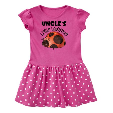 

Inktastic Uncle s Little Ladybug Gift Toddler Girl Dress