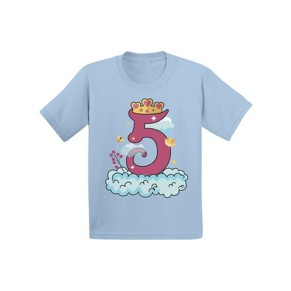 Awkward Styles Princess Toddler Shirt Birthday Girl Tshirt Princess Party for Girls Little Princess Shirt 5th Birthday Party Princess Gifts for 5 Year Old Girl Girls Birthday Outfit Princess T Shirt