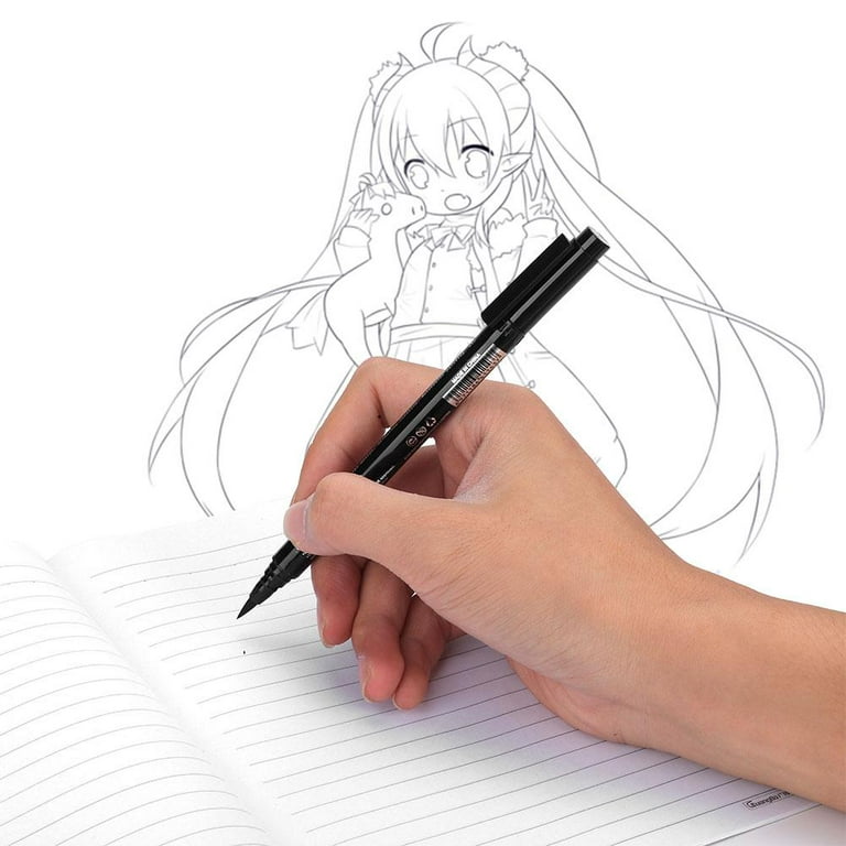 Bview Art Black Micro-pen Fineliner Ink Pens - Precision Multiliner Pens  Micro Fine Point Drawing Pens For Sketching, Anime, Manga, Artist  Illustration, Bullet Journaling, Scrapbooking - Temu