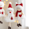 thumbnail image 4 of Muñeco de ángel de Navidad Regalos de Año Nuevo 2023 Decoraciones navideñas para el hogar Navidad 2022 Adornos colgantes para árbol de Navidad Noel Deco, 4 of 5
