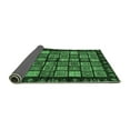 thumbnail image 2 of Ahgly Company Indoor Round Abstract Emerald Green Modern Area Rugs, 5' Round, 2 of 4