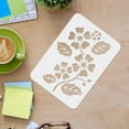 9pcs Flower Stencils for Painting 11.7x8.3 inch Flower & Leaves Drawing