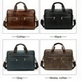 thumbnail image 2 of Men's Briefcases Men's Bags Genuine Leather Handbag for Men Laptop Bag Leather Briefcases Bag Documents Bag Messenger Bag, 2 of 6