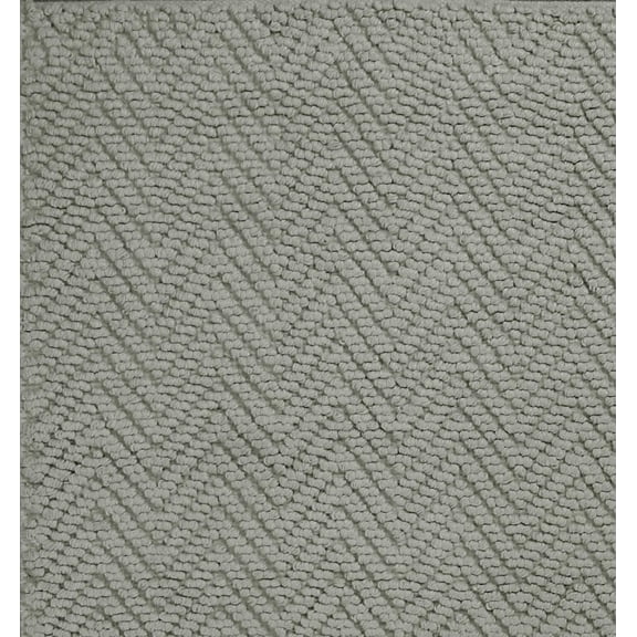 3'x5' Grey Heather Hand Woven Herringbone Jute Indoor Area Rug