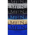 thumbnail image 6 of ToBeInStyle Men's Pack of 6 Waistband Design Long Leg Boxers - Waistband Text - One Size, 6 of 7