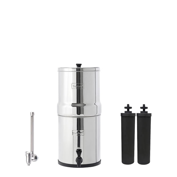 Sistema de filtro de agua Berkey Big Berkey 2.25L con 2 Black Berkey