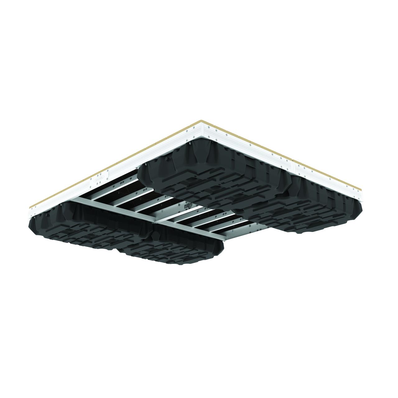 Playstar 8' x 10' Aluminum Swim Raft with Resin Top w/o Dock Ladder KT 15058 Dock Accessory