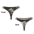 thumbnail image 3 of Fotbe Astronaut Polar Bear Roar Tanga Sin Costuras para Mujer con Estampado – Panties Invisibles, Transpirables y Cómodos para Uso Diario-Medium, 3 of 6
