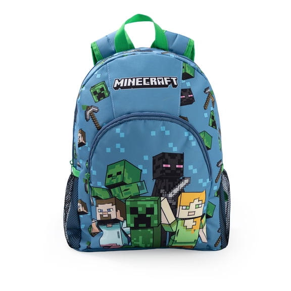 Minecraft Character Unisex Kids Blue Backpack | One Size | Made by Vanilla Underground