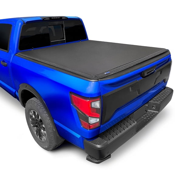 Tyger Auto T3 Soft Tri-fold Truck Bed Tonneau Cover Compatible with 2017-2024 Nissan Titan | 5.5' (67") Bed | TG-BC3N1048