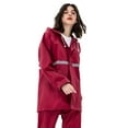 thumbnail image 3 of YAOMOBB Split Design Raincoat Waterproof Raincoat Suit for Cycling High gloss Reflective Strip Breathable with Elastic Cuffs Outdoor Sports Windbreaker, 3 of 6