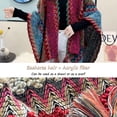 thumbnail image 5 of Blanket Scarf for Women Shawl Oversized Cape Knitted Cold Weather Scarves, 5 of 9