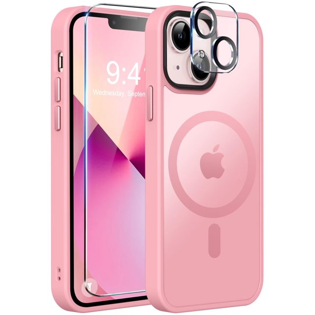 Funda MOCCA Strong Magnetic para iPhone 13 de 6.1 pulgadas, rosa