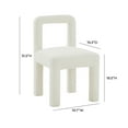 thumbnail image 7 of Hazel Cream Boucle Dining Chair, 7 of 7