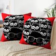 thumbnail image 4 of LALILO Throw Pillow Covers Young Afro Girl Dark Skin Creative Africa Cushion Cover 18" x 18", 2 Pack, 4 of 6