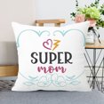 thumbnail image 4 of YAOMOBB Pillow Cover Happy Mother's Day Pillowcase Soft Letters Design Zipper Closure Festival Gift, 4 of 6