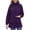 Purple-1, variant on Raincoat for Women Waterproof with Hood Lightweight Fleece Raincoat for Hiking Trendy Windbreaker Outdoor Rain Jacket