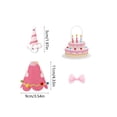 thumbnail image 3 of LOWLHOME 7 Inch Desk Goose Outfits,Birthday Desk Goose Clothes Accessories,Birthday Holiday Decor for Desktop Goose Statues Office and Home Table,Birthday Gifts(Pink Cake), 3 of 6