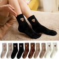 thumbnail image 7 of C 2Pc Fleece-Lined Thermal Socks, Extra Thick Warm Winter Socks For Women With Plush Interior And Mid-Calf Height For Extreme Cold And Sleeping, 7 of 7