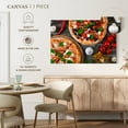 thumbnail image 4 of Elephant Stock Homemade Pizza Wall Art - Horizontal Canvas Wall Art - Cafe & Restaurant Wall Decor - Food And Drink Canvas - Gray And Orange Decor - 45" x 30", 4 of 4