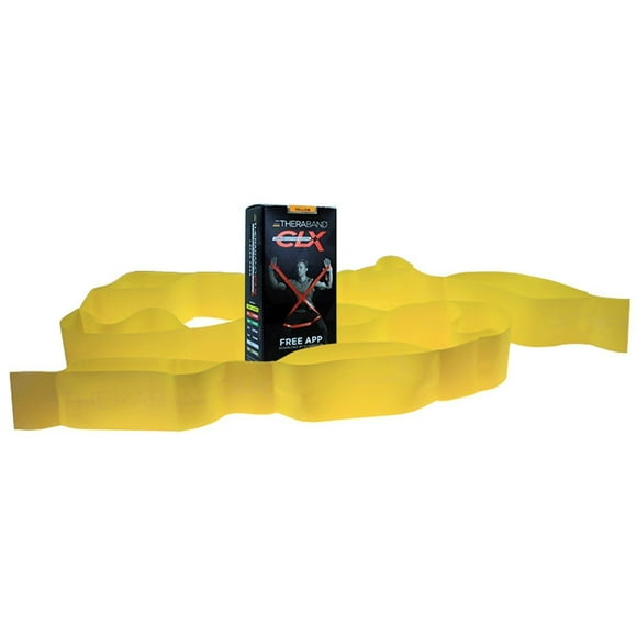 Banda de Ejercicio THERABAND CLX Amarilla 1.5 m Resistencia Ligera