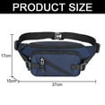 thumbnail image 2 of Bolso de pecho Bolso de hombro para hombre Bolso bandolera Bolso casual de lona Mochila pequeña de pecho, 2 of 6