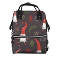 thumbnail image 1 of Disketp Cute Christmas Gnomes Mochila de Pañales de Gran Capacidad con Múltiples Bolsillos, Mochila de Viaje Multifuncional para Bebé, Unisex, Moderna y Resistente, 1 of 6