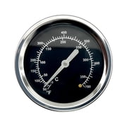 Nexgrill Universal 2.75 Analog Grill Temperature Gauge – Stainless Steel BBQ Thermometer for Outdoor Grilling, Smoking, and Cooking – 530-0069