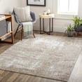thumbnail image 2 of Allegro Light Grey 5' x 8' Modern Rectangle Area Rug, 2 of 2