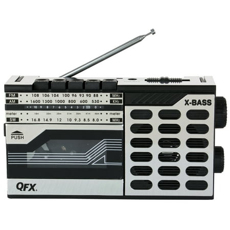 QFX Retro Radio Cassette Recorder/Player