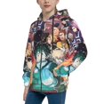 thumbnail image 2 of My Hero Academia Youth Sweatshirt 3D Printed Hoodie Activewear Teenager Winter Full-Zip Drawstring Jacket Coats Active Pullover Hooded Blouse For Boys Girls Medium, 2 of 8