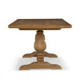thumbnail image 3 of Powell Larson Wood Dining Table in Brown, 3 of 4