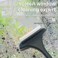 thumbnail image 2 of Must-Have 2-in-1 Window Screen Cleaning Brush with Squeegee, Multi-Purpose Mesh Cleaner Tool for Patio Door Porch & Window Screens (White, 1PC), 2 of 6