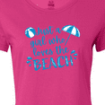 thumbnail image 4 of Inktastic Just a Girl Who Loves the Beach Women's T-Shirt, 4 of 5