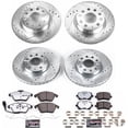 thumbnail image 3 of PowerStop Front and Rear Z26 Street Warrior Carbon-Fiber Ceramic Brake Pad and Drilled and Slotted Rotor Kit Fits: VOLKSWAGEN Select Models K7837-26, 3 of 9