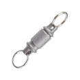 thumbnail image 2 of Monstrate Car Key Chain Double End Keyring Hanging Holder Portable Removable Outdoor Handicraft Purse Keychain Storage Backpack Type2, 2 of 6
