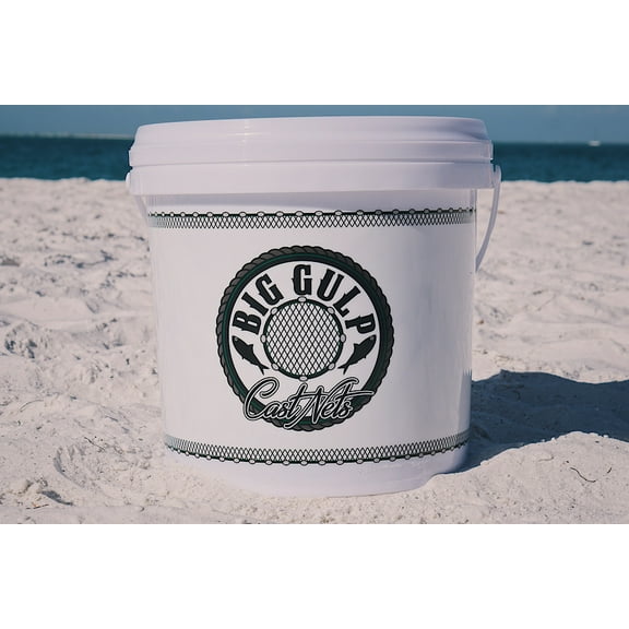 BIG GULP 8-FT 1/2" Cast Net (v2) Bait Fishing