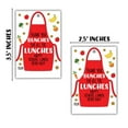 thumbnail image 3 of Thank You a Bunches for all The Lunches Gift Tag  30 pk 2.5x3.5 Card Lunch Lady Cafeteria Worker Appreciation Elementary School End of Year Gifts, 3 of 5