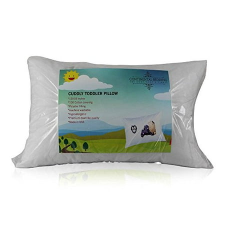 Toddler Pillow 13 X 18 Soft Hypoallergenic Made In Usa