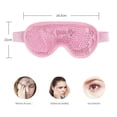 thumbnail image 2 of frío caliente para ojos la hinchazón ojos ojeras reutilizables con correa ajustable para viajes dormir relajación rosa Fernando Antifaz de Gel Portátil Frío Caliente, 2 of 7