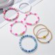 thumbnail image 5 of Conjunto de pulsera de cuentas planas elásticas multicapa sencillas europeas y americanas, pulsera de cuentas bohemias retro, 5 of 6